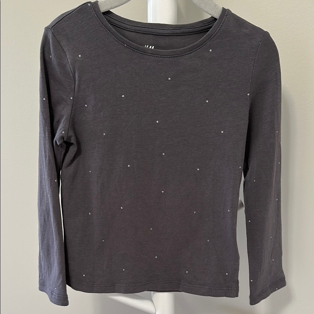 H&M Long Sleeve Polka Dot T-Shirt 3/4T